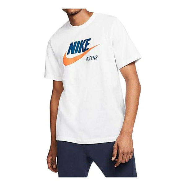 

Футболка Nike Queens Swoosh Logo T-shirt 'White', белый