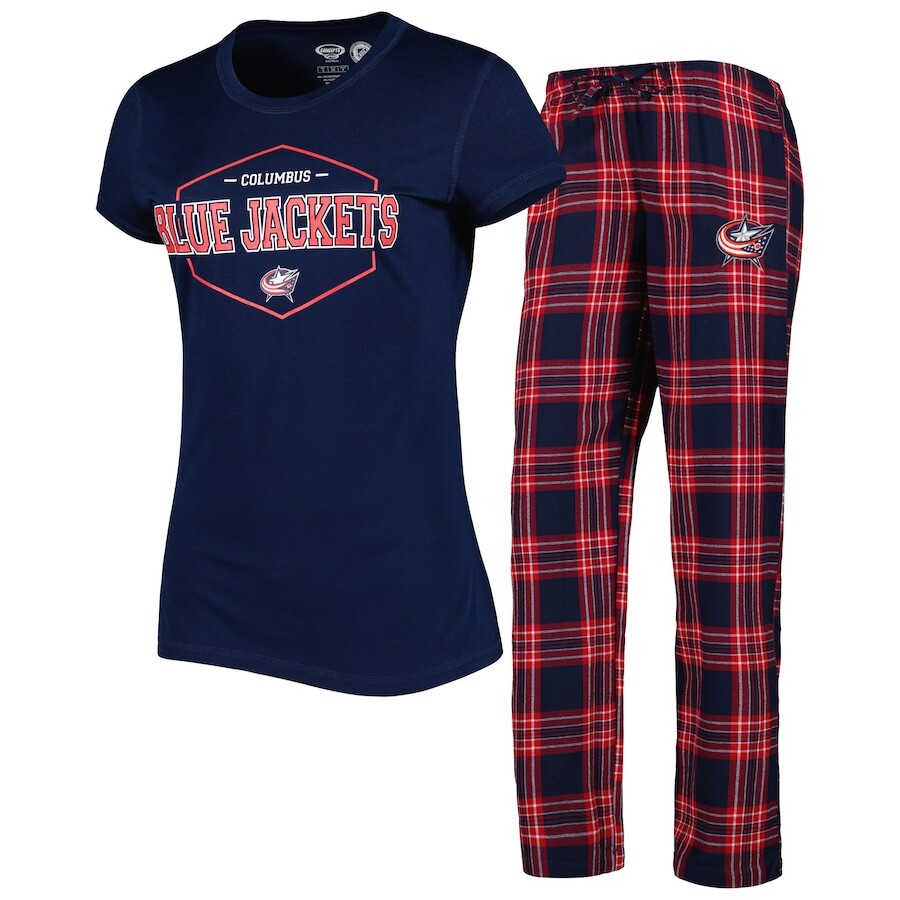 

Пижамный комплект Concepts Sport Columbus Blue Jackets, нави