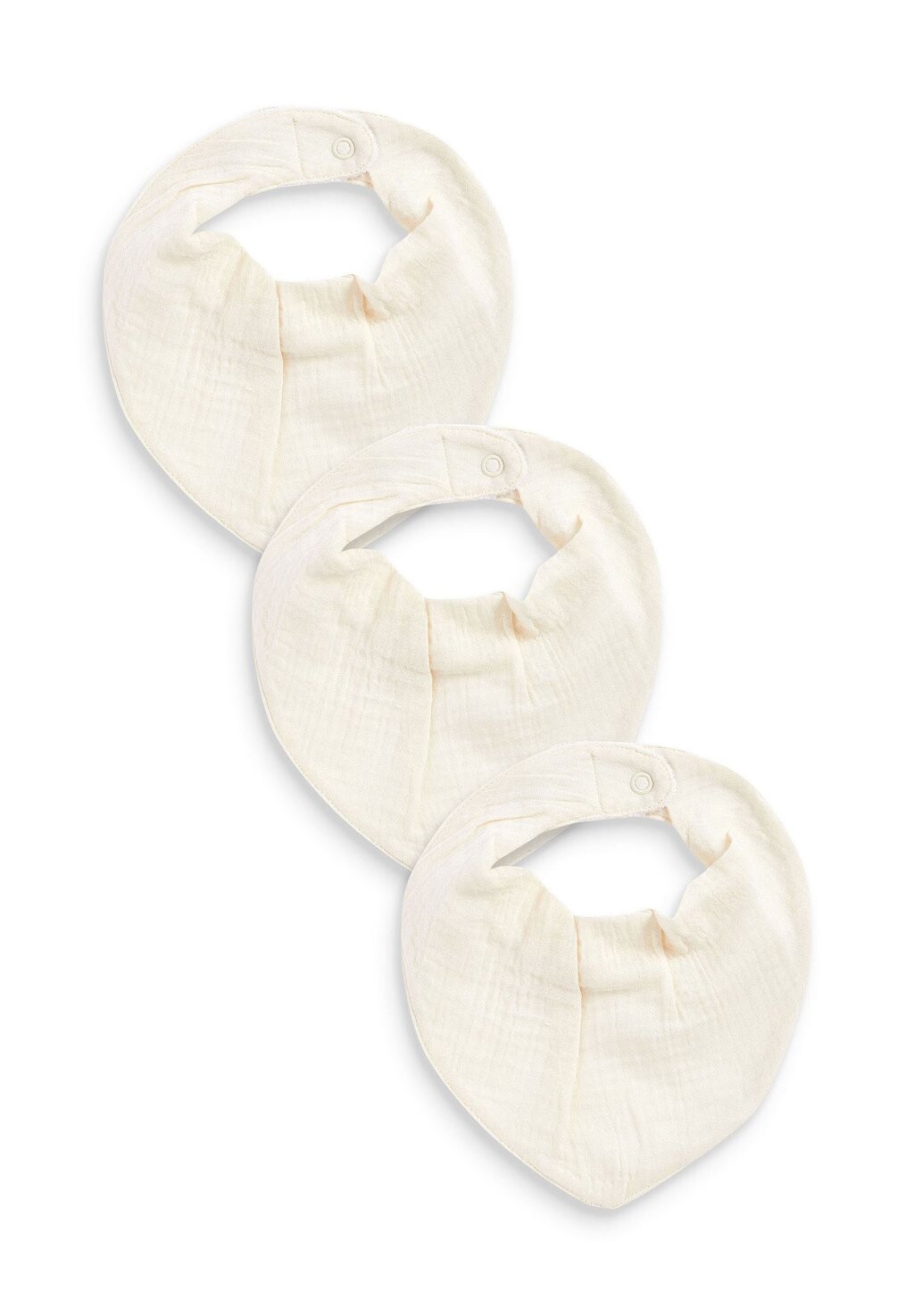 

Шарф MUSLIN BABY DRIBBLE BIBS 3 PACK Next, цвет cream