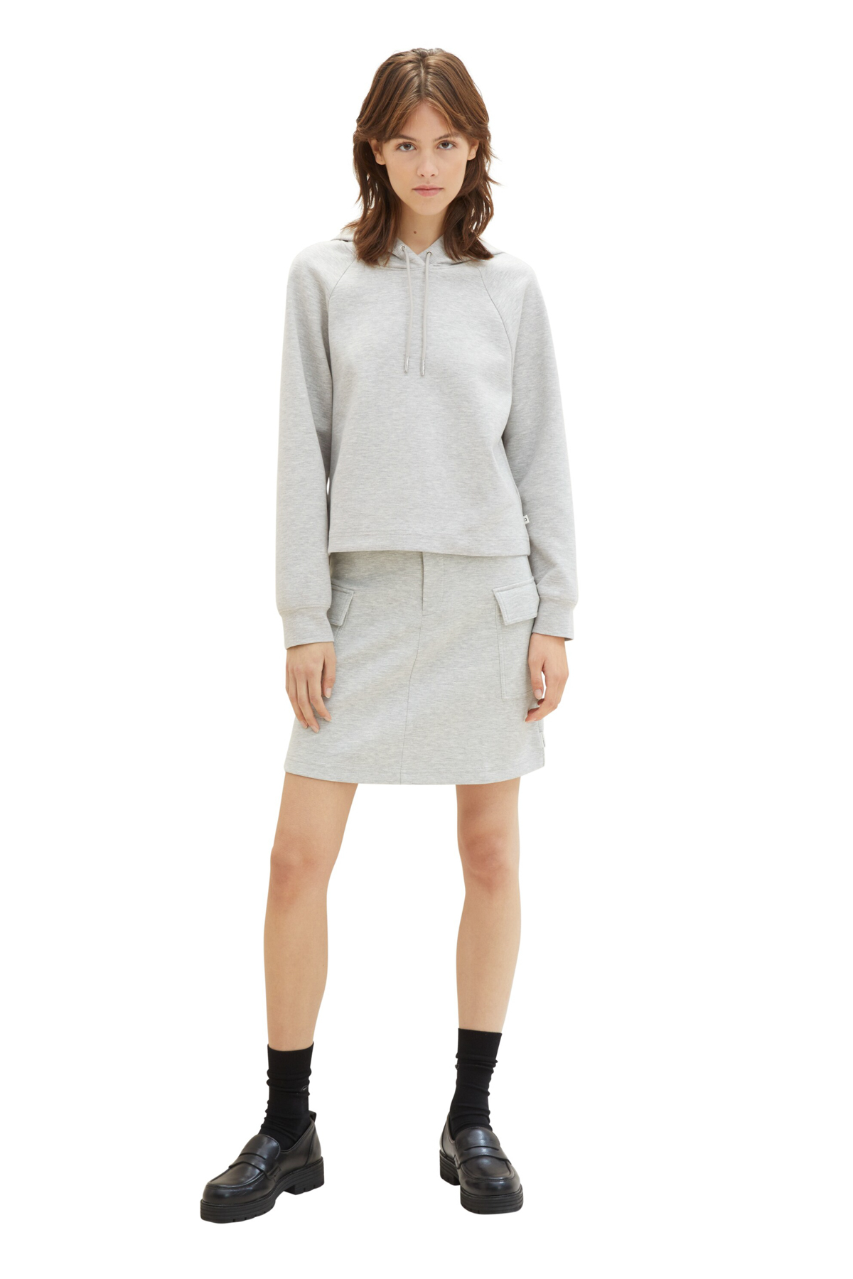 Юбка - Серый - Миди Tom Tailor Denim пуловер tom tailor размер s серый