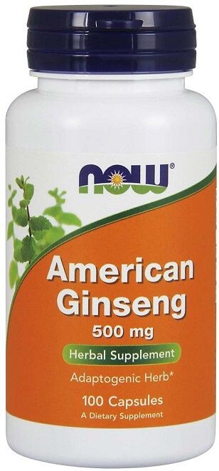 

Now Foods American Ginseng 500 mg экстракт женьшеня в капсулах, 100 шт.
