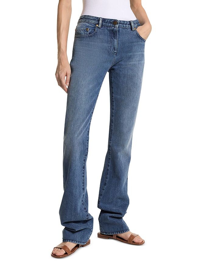

Джинсы Michael Kors Collection Slim из хлопка цвета индиго, синий