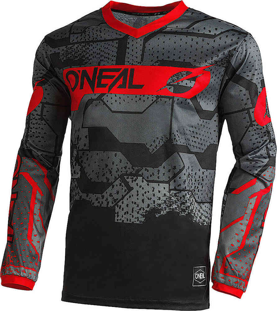 Элемент камуфляжа V.22 Oneal, черный/серый/красный 2021 велосипедная джерси moto cross jersey mtb mx maillot ciclismo deus dh горный джерси