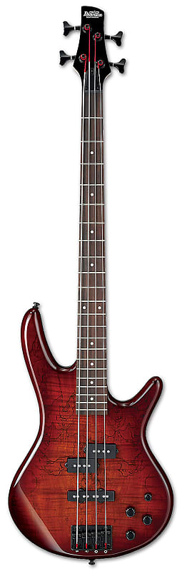 цена Басс гитара Ibanez GSR200 Gio Series 4-String Bass - Charcoal Brown Burst