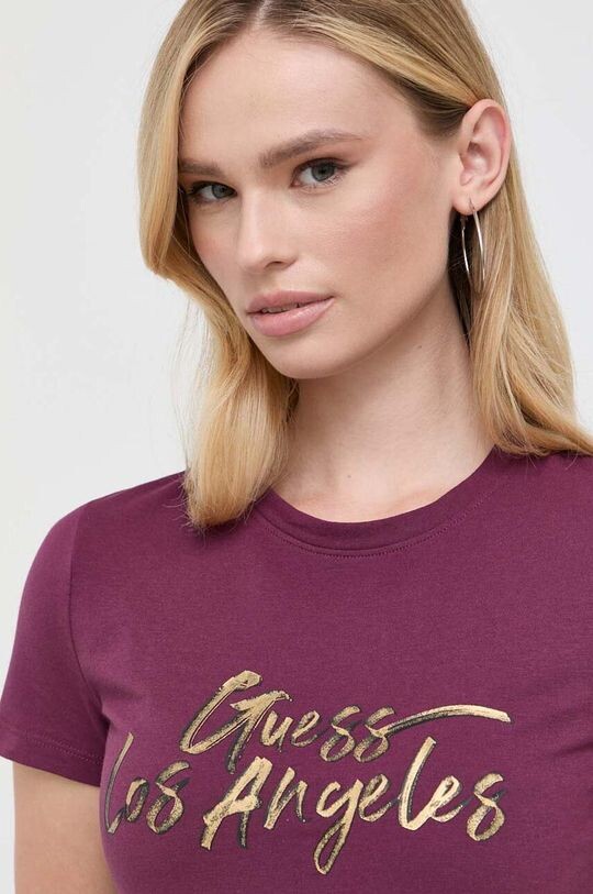 

Футболка Guess, фиолетовый
