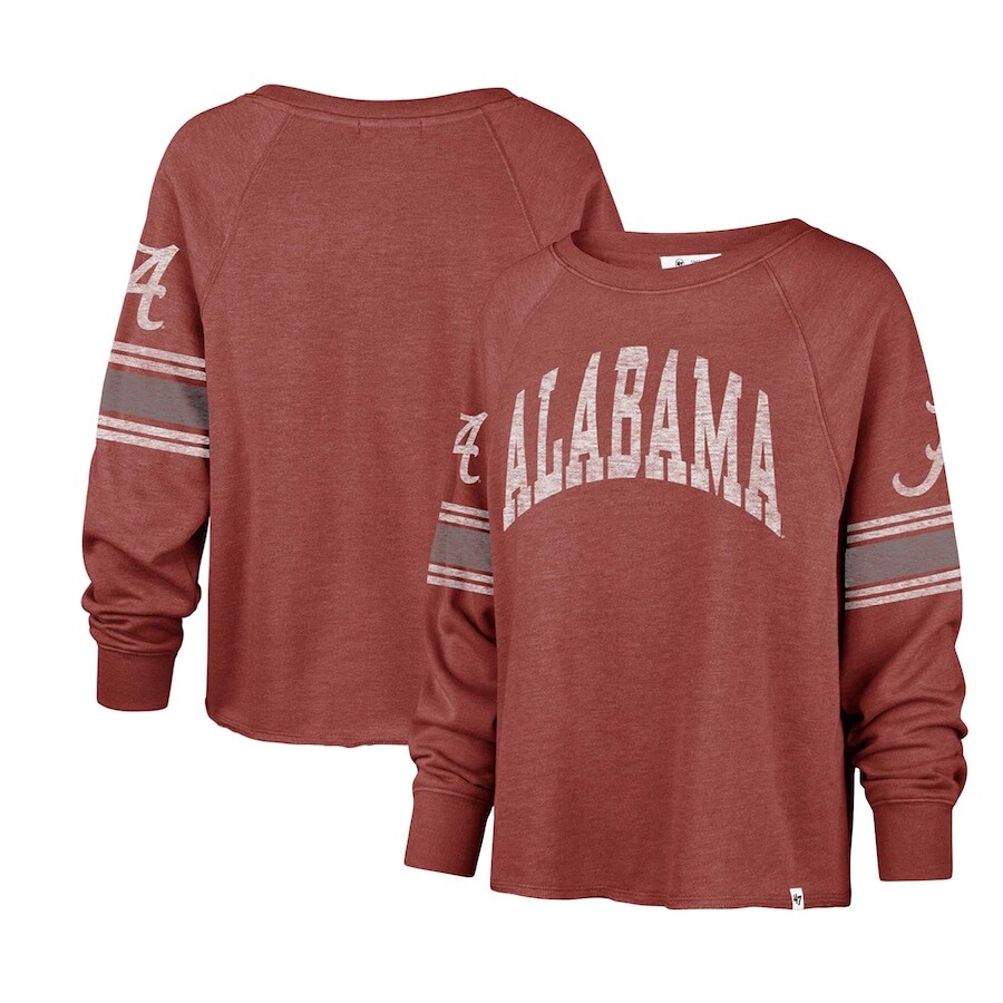 

Футболка с длинным рукавом 47 Alabama Crimson Tide, малиновый