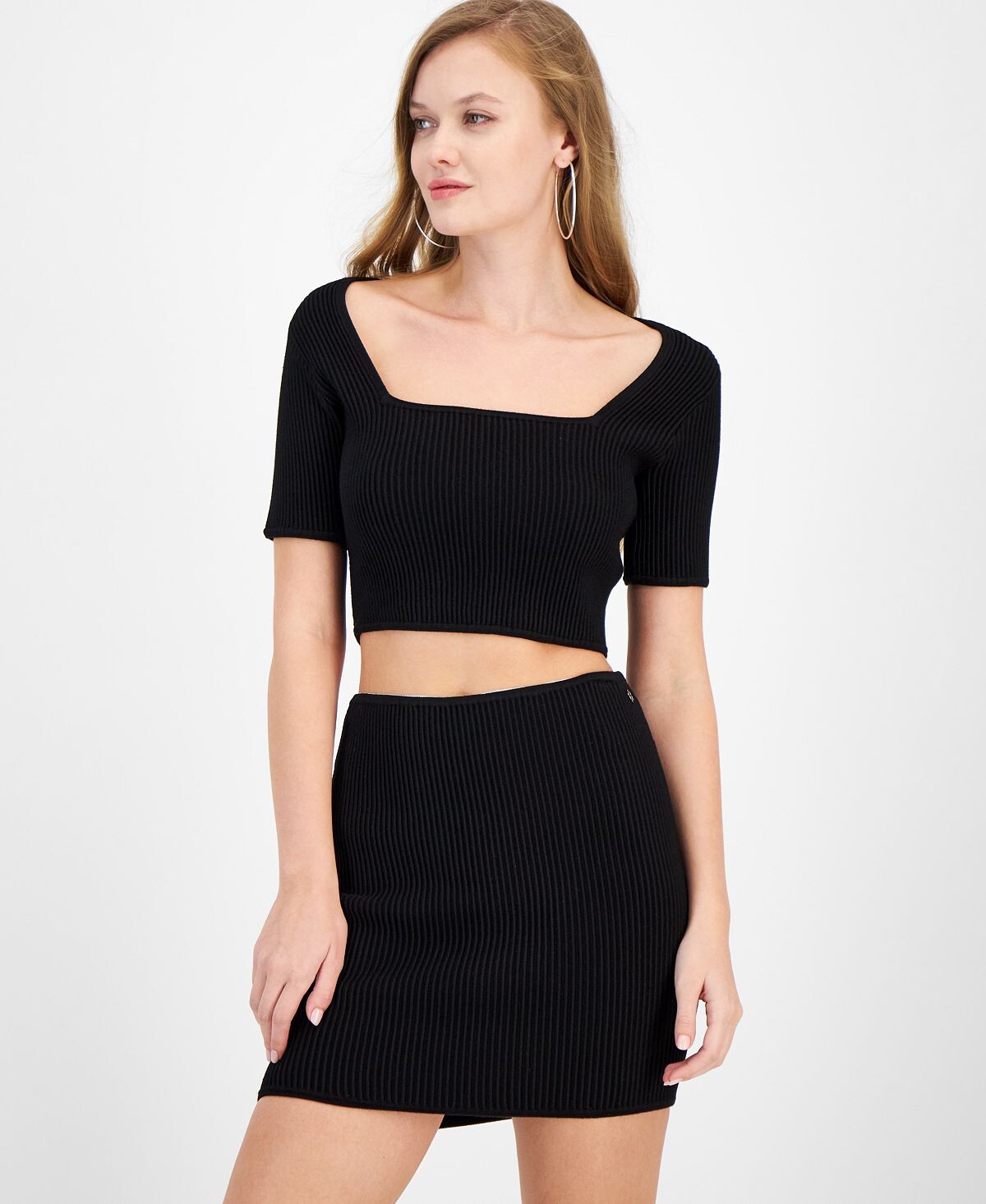 

Женский свитер с короткими рукавами Marciela Ottoman GUESS