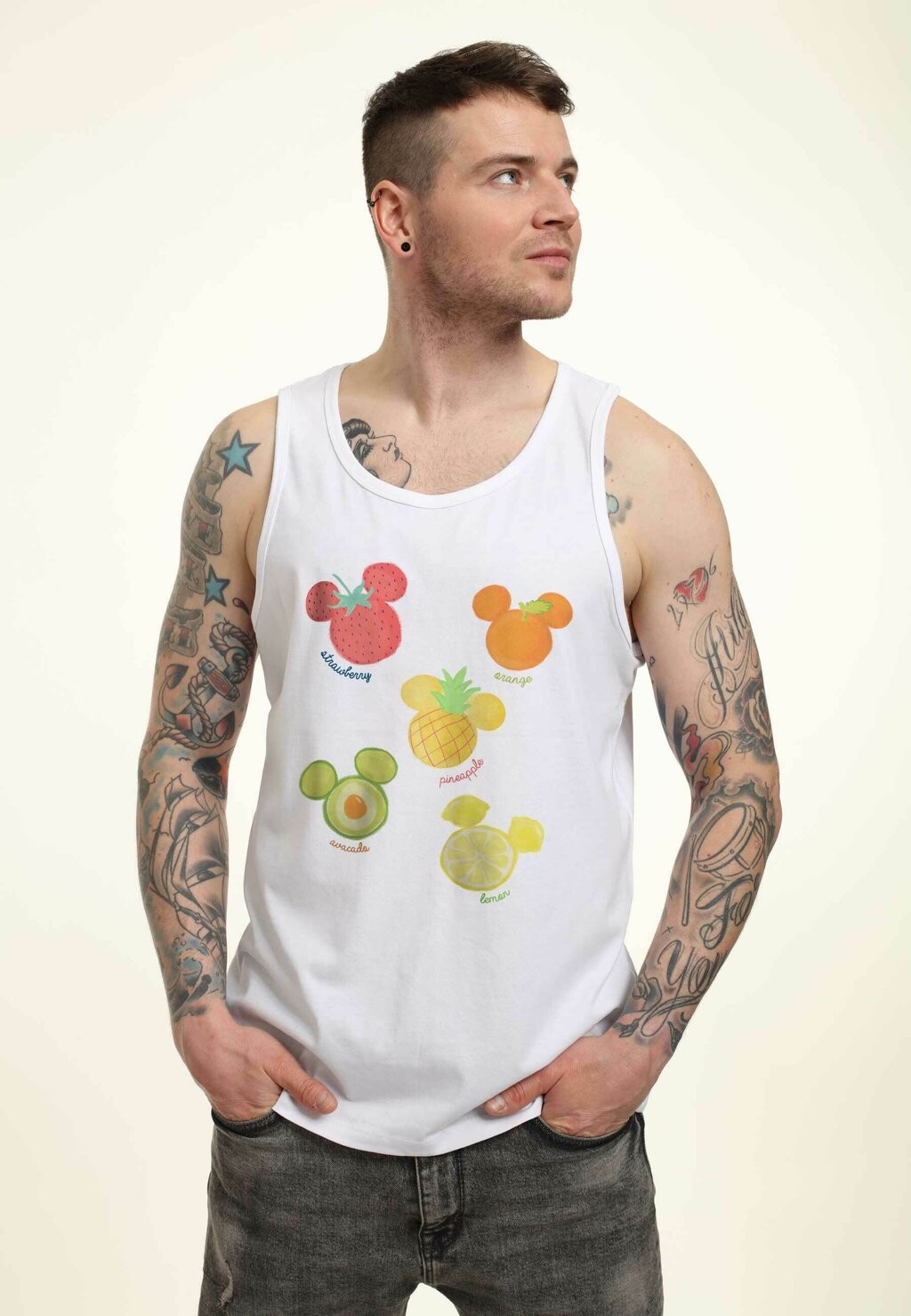 

Топ MICKEY CLASSIC ASSORTED FRUIT Disney, белый