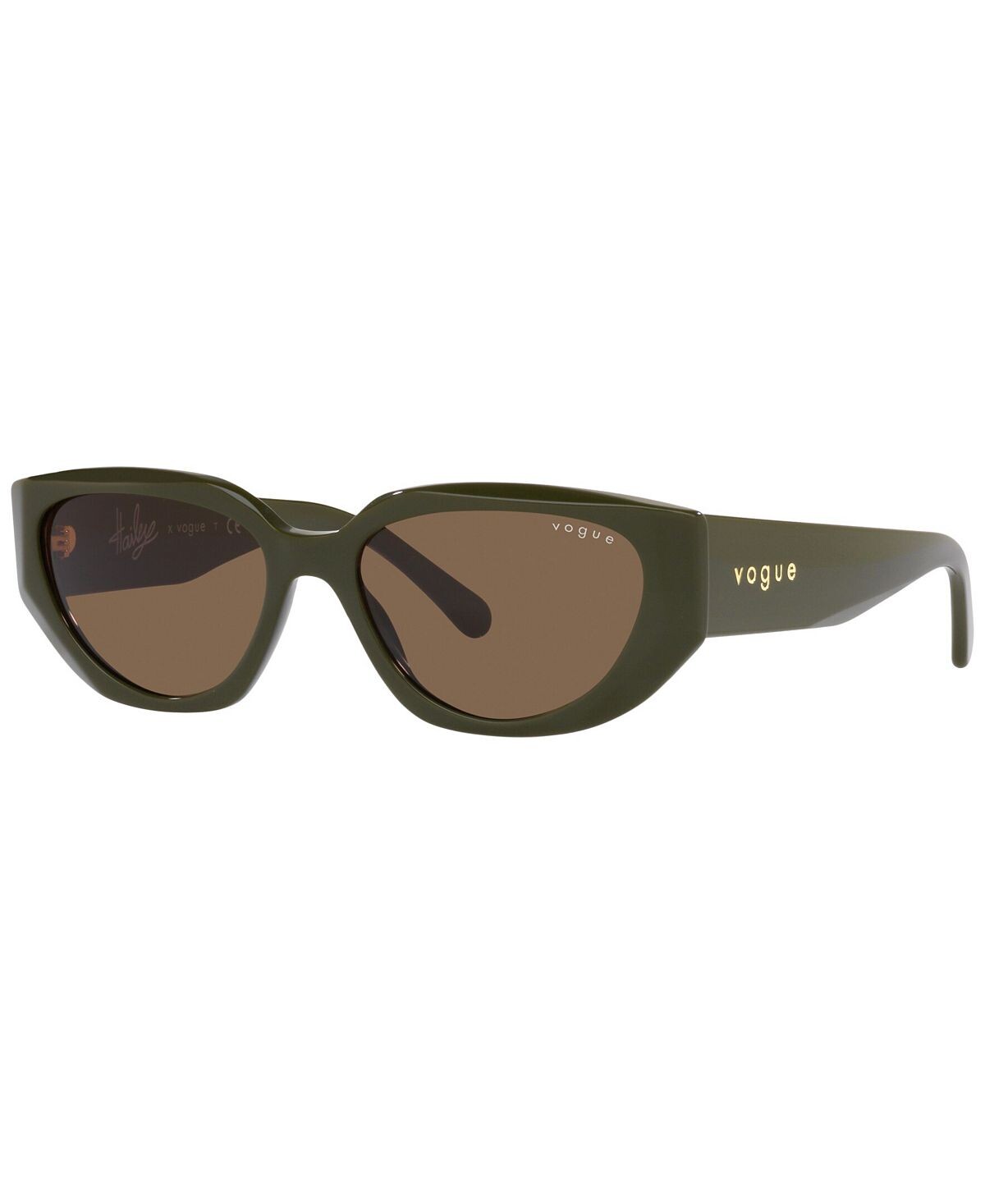 

Женские солнцезащитные очки Hailey Bieber x Vogue Eyewear, VO5438S 52, зеленый