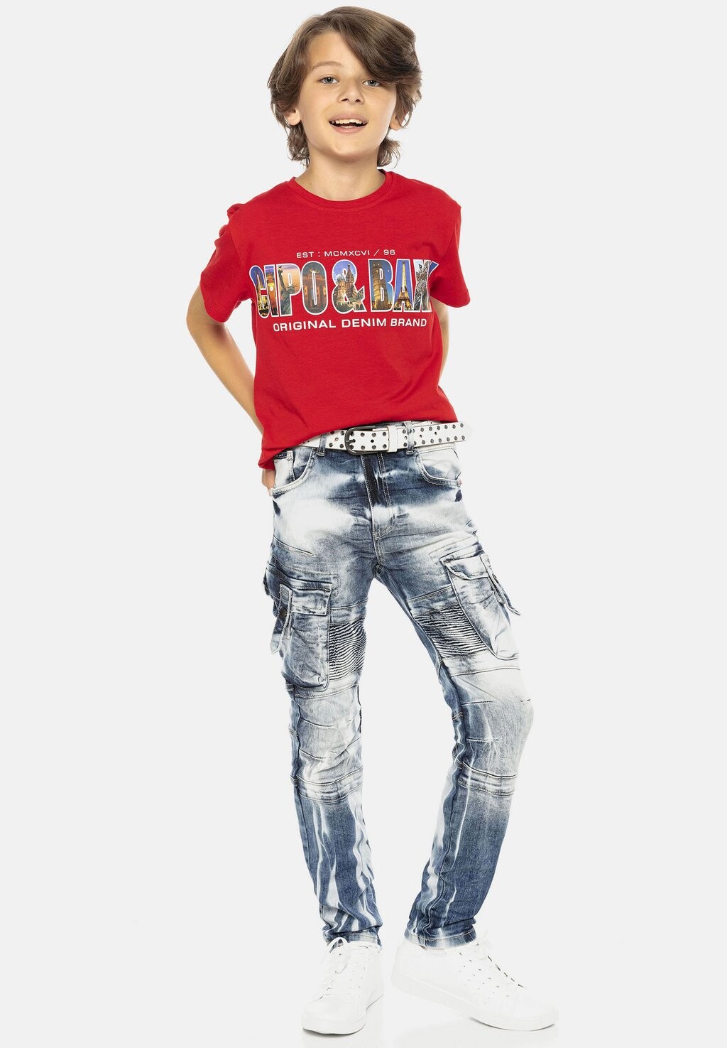 

Джинсы Straight Leg Cipo & Baxx, цвет blue