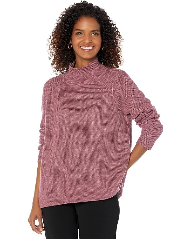 

Свитер Eileen Fisher Turtleneck Raglan Top, цвет Tearose