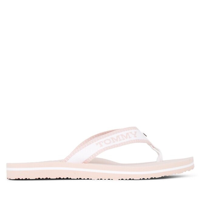 

Сандалии Tommy Hilfiger Hilfiger Webbing Pool Slide FW0FW07859 Ecru/Whimsy Pink 0LA, экрю