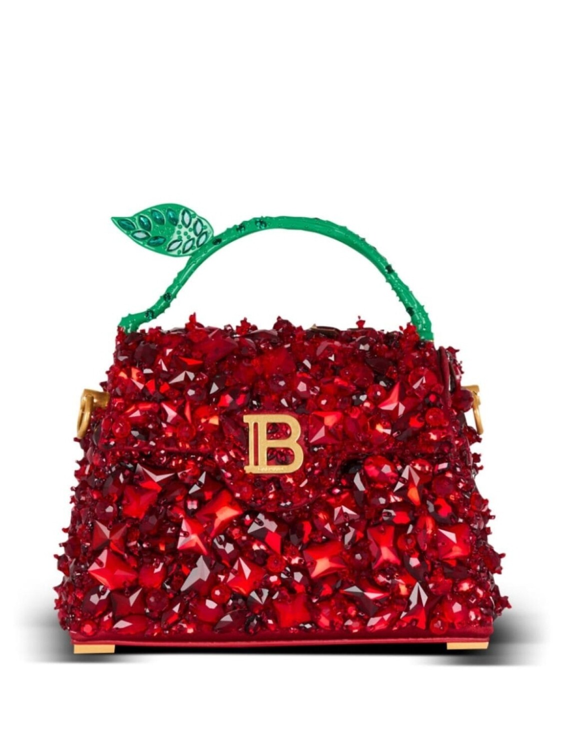 

Balmain маленькая сумка-тоут B-Buzz Dynasty Strawberry, красный