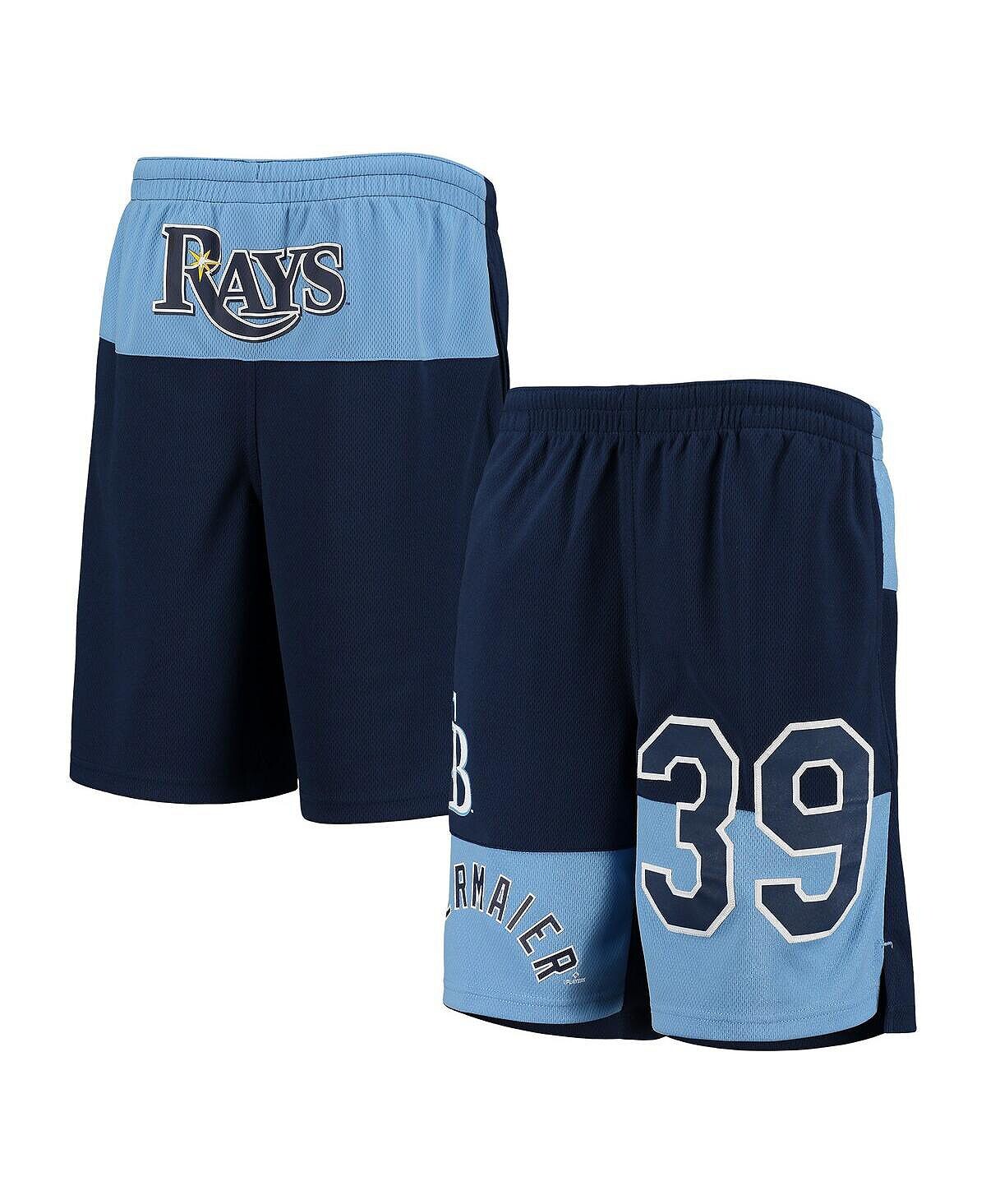 

Шорты Big Boys Kevin Kiermaier Navy Tampa Bay Rays Pandemonium с именем и номером Outerstuff