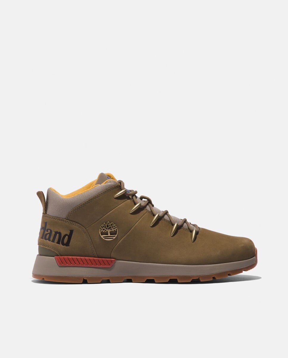 

Мужские зеленые кожаные ботинки Timberland, зеленый