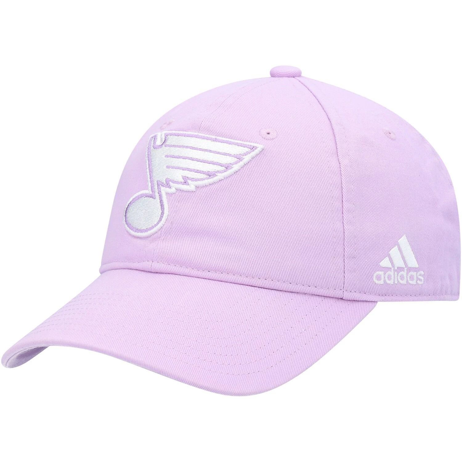 

Мужская регулируемая кепка adidas Purple St. Louis Blues 2021 Hockey Fights Cancer Slouch