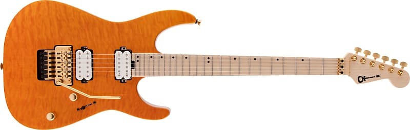 

Электрогитара Charvel Pro-Mod DK24 HH FR M Mahogany Quilt Maple - Dark Amber