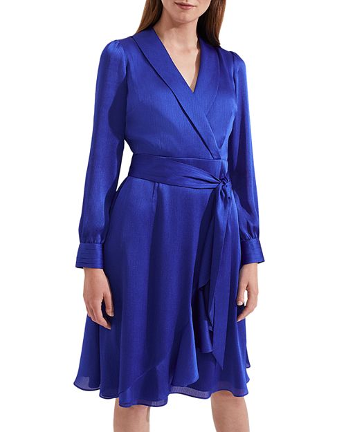 Платье Салли HOBBS LONDON, цвет Blue кожаный клатч sarah hobbs london цвет blue