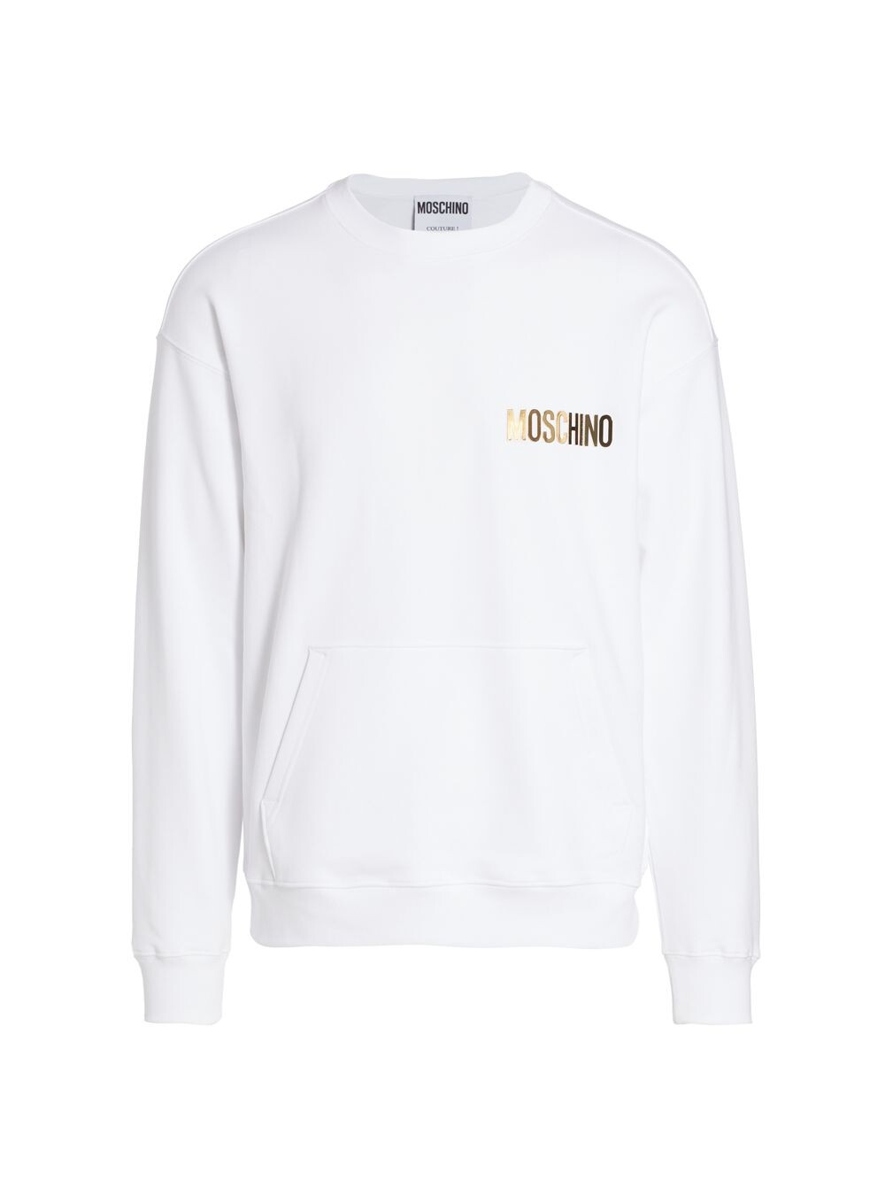 

Толстовка с металлическим логотипом Moschino, белый