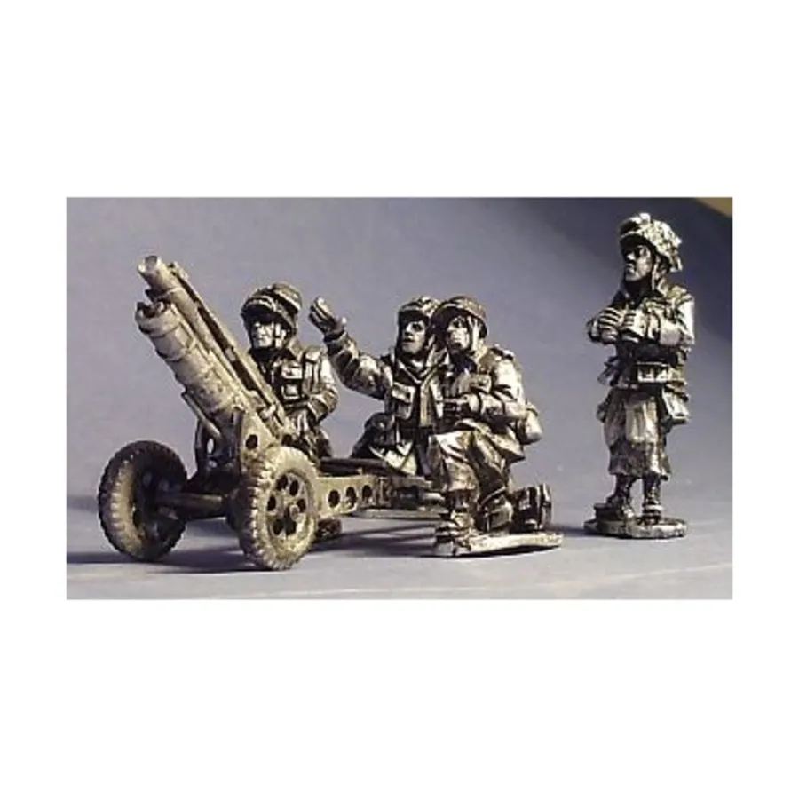 

75-мм гаубица ВДВ США и экипаж, WWII Miniatures - US Forces (28mm) (Artizan Designs)
