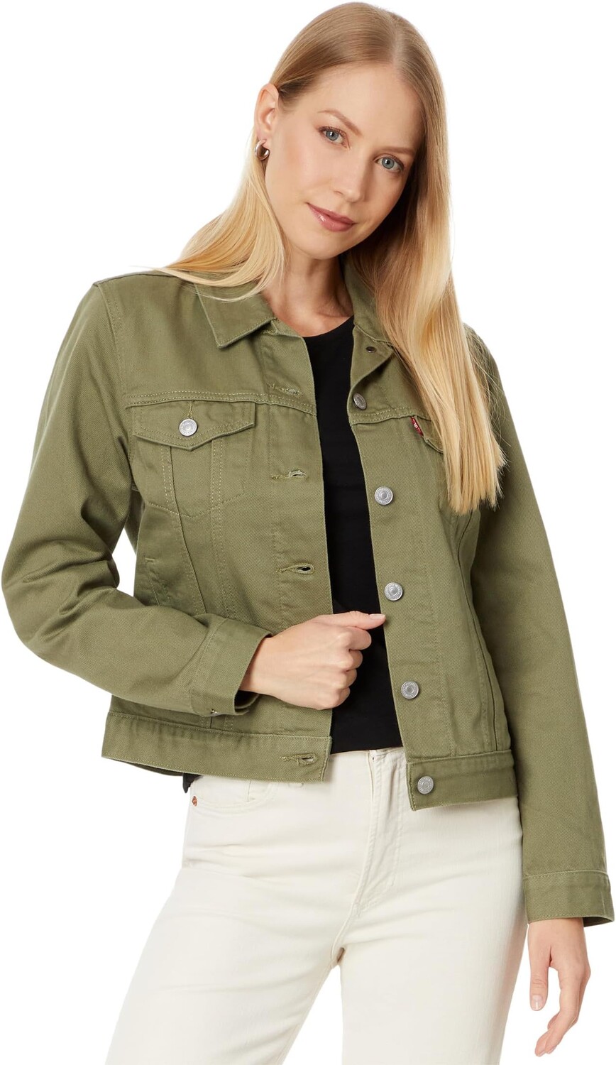

Куртка Levi's Womens Original Trucker, цвет Deep Lichen Green
