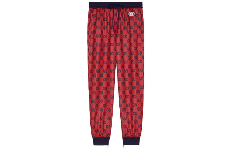 

Повседневные брюки женские красные Gucci
