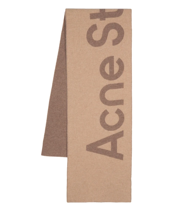 

Зимние шарфы Acne Studios, коричневый
