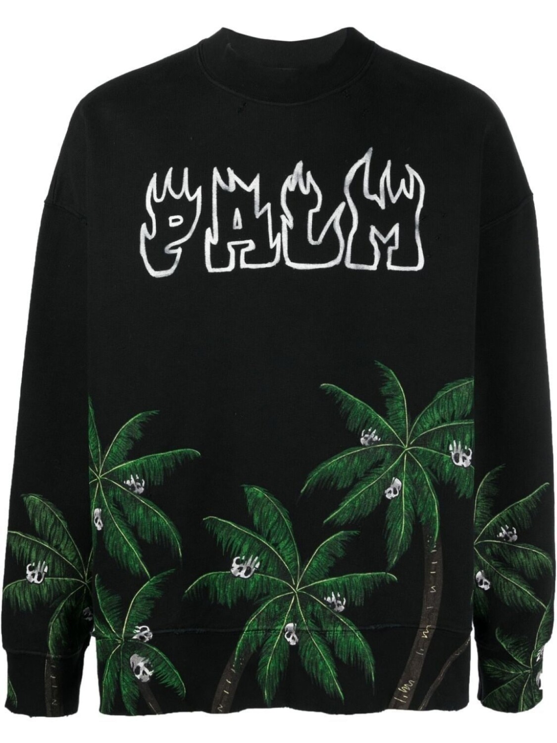 

Толстовка Palm & Skull с логотипом Palm Angels, черный