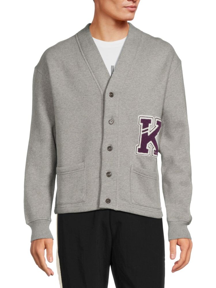 

Кардиган с логотипом Collegiate Kenzo, серый
