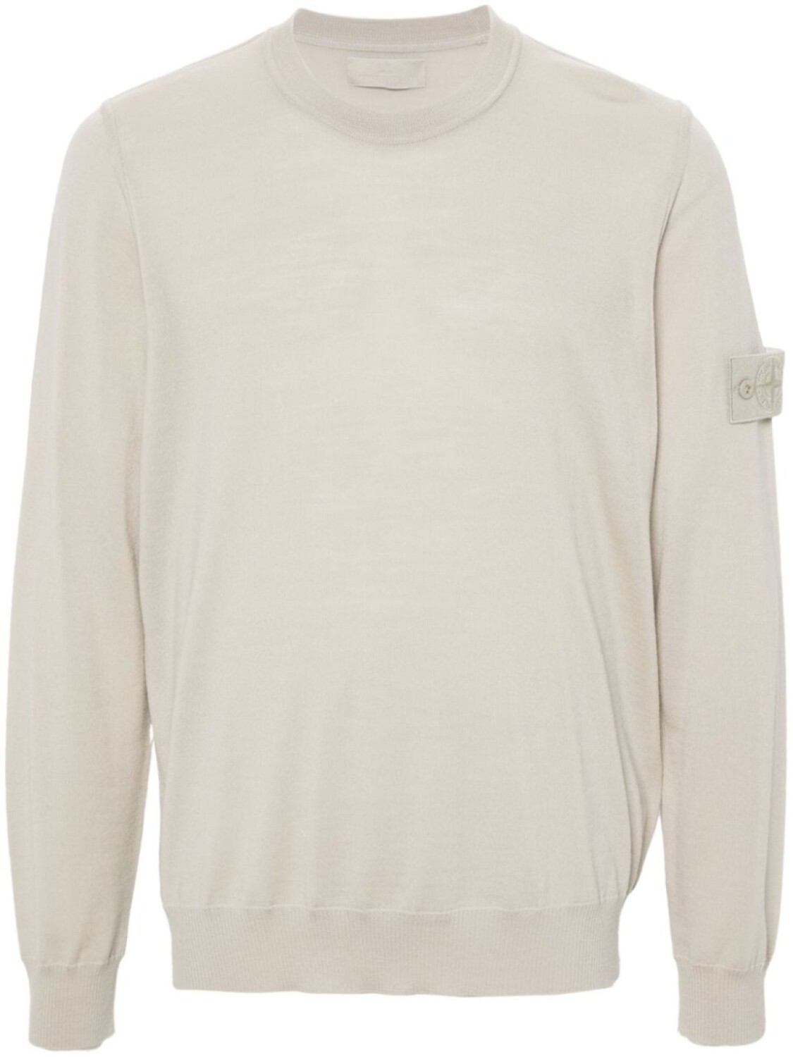 

Stone Island свитер с нашивкой Compass, нейтральный цвет