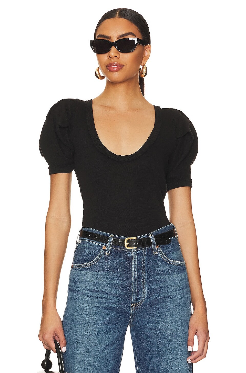 

Футболка Free People Papaya, черный