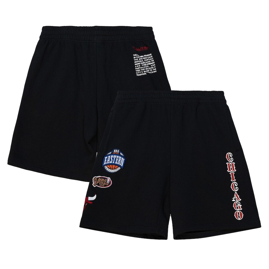 

Шорты Mitchell & Ness Chicago Bulls, черный