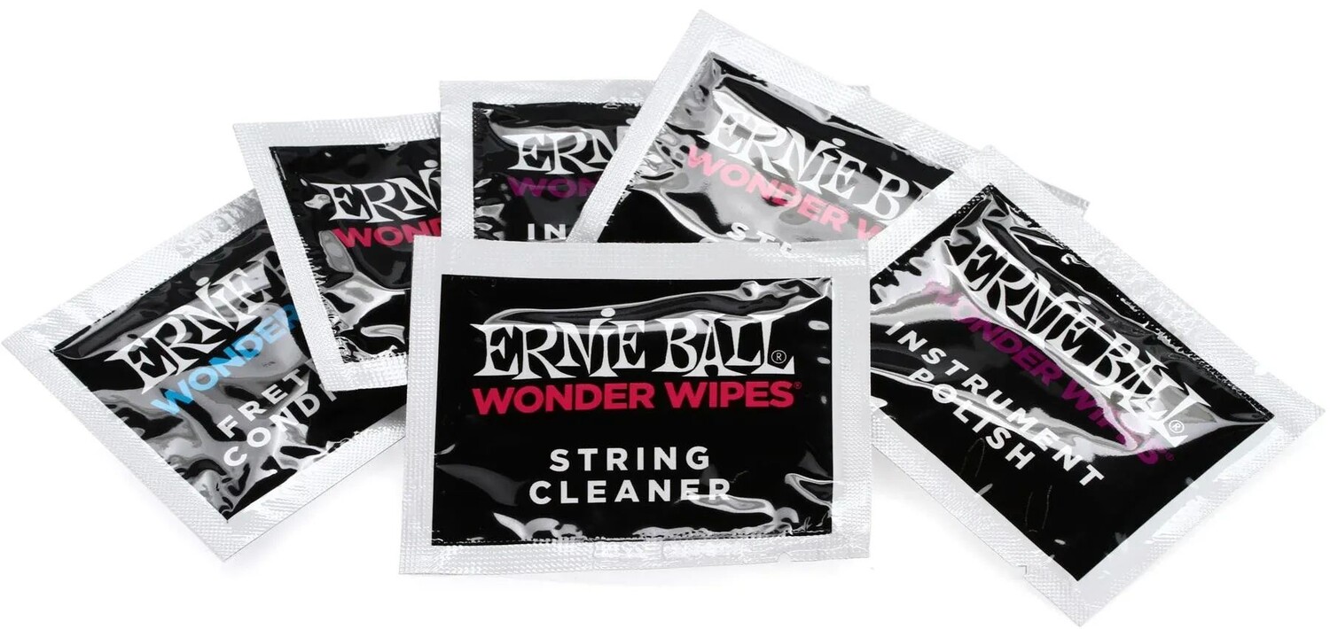 

Комбинированные салфетки Ernie Ball Wonder, 6 шт.