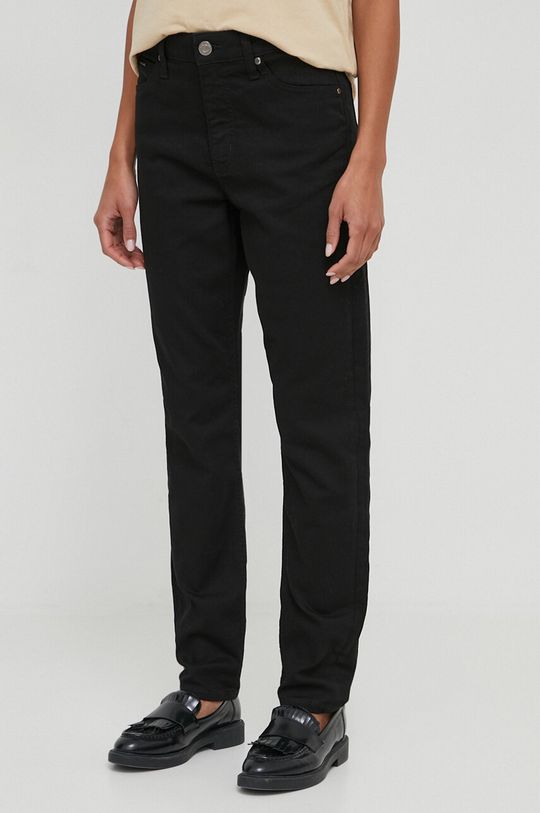 Джинсы Calvin Klein, черный джинсы стрейч женские узкие брюки из денима с завышенной талией облегающие брюки карандаш эластичные джинсы с вырезами