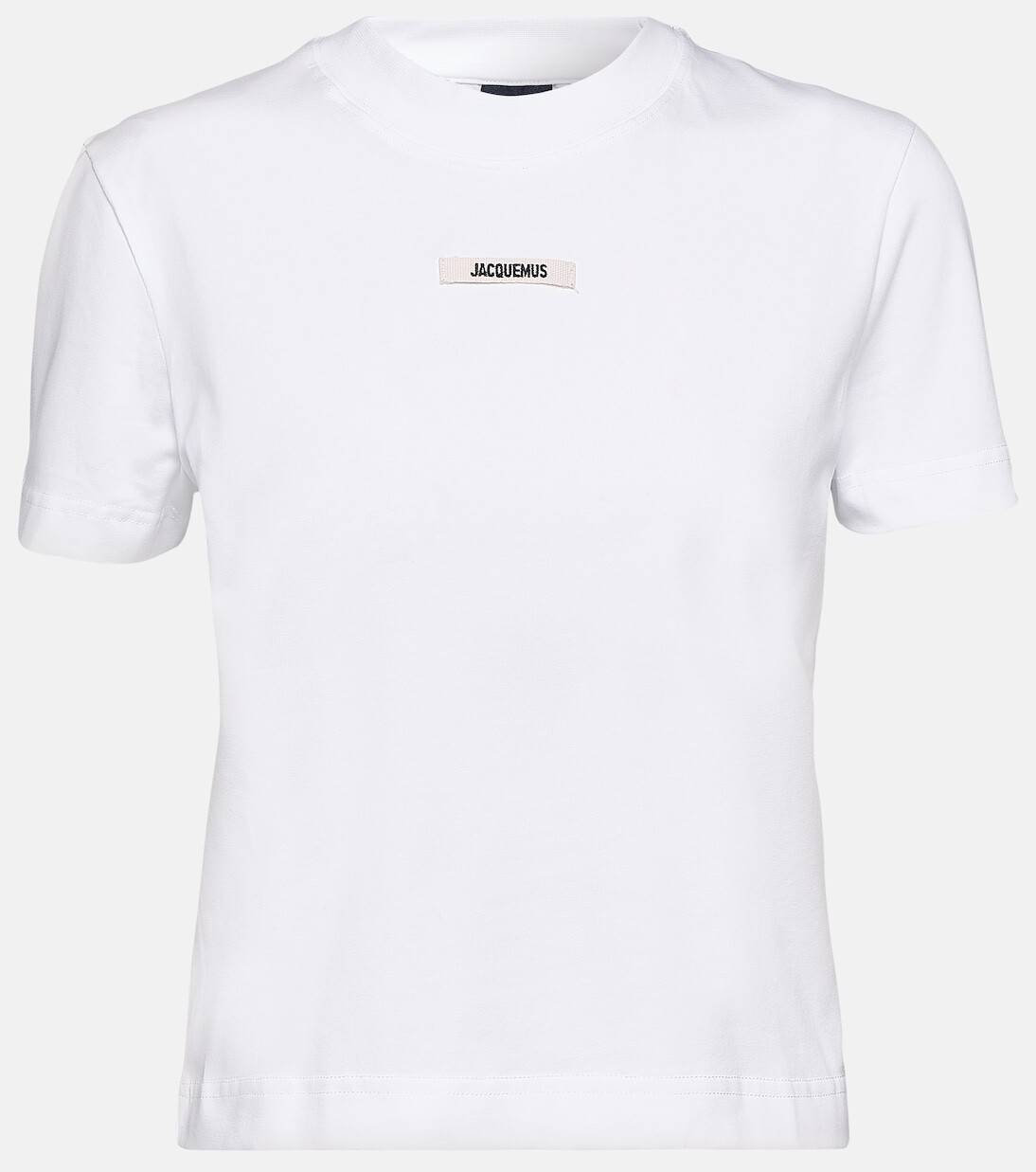

Футболка le из зернистой смеси хлопка Jacquemus, белый