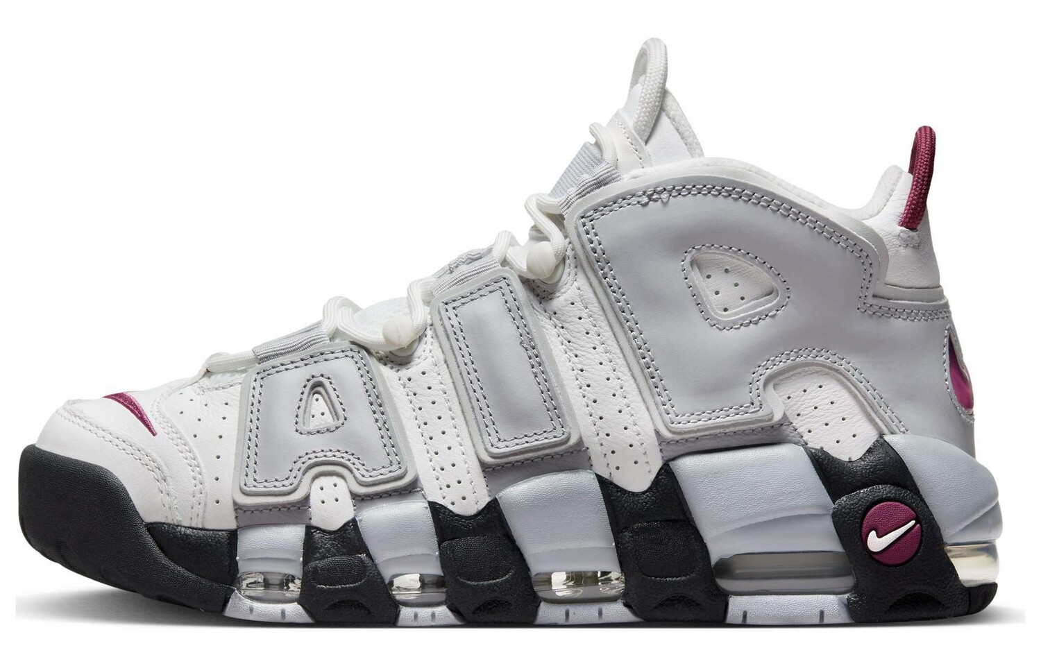

Кроссовки женские Nike Air More Uptempo Rosewood Wolf Grey
