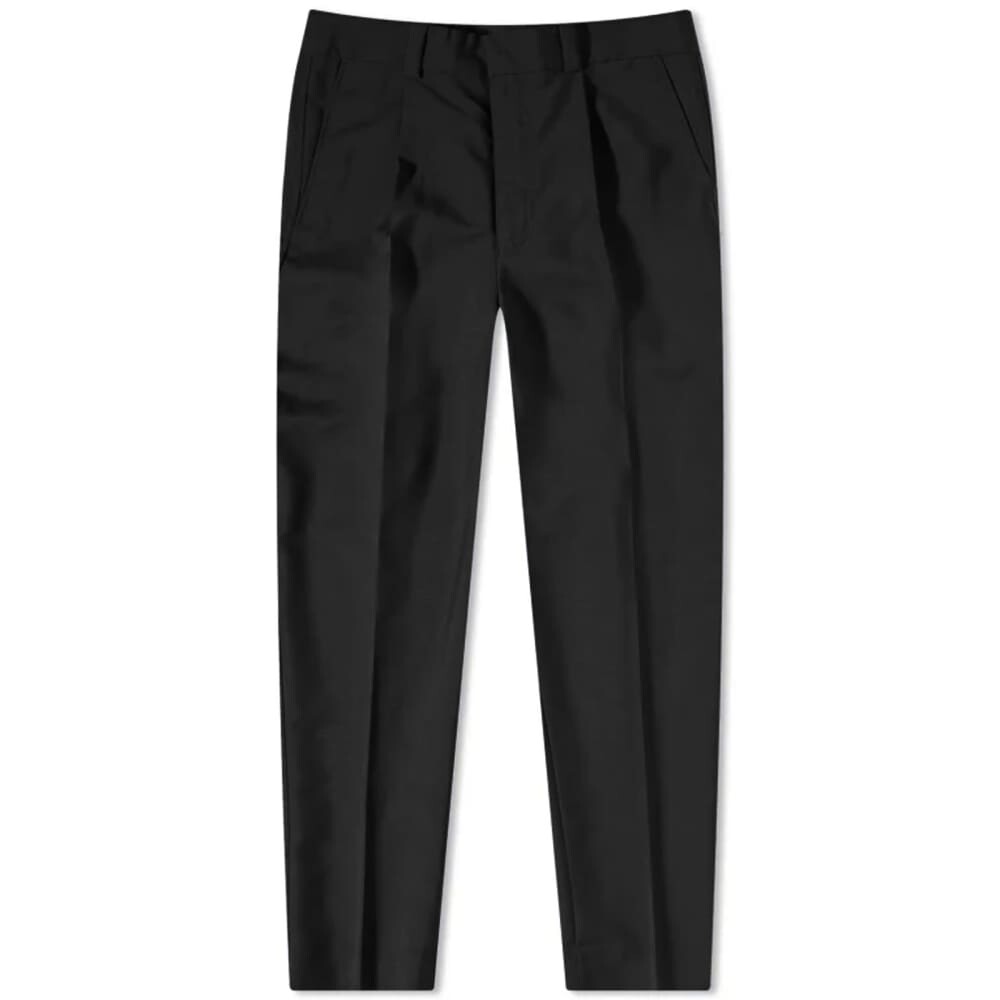 

Брюки Acne Studios Porter из шерсти и мохера, черный