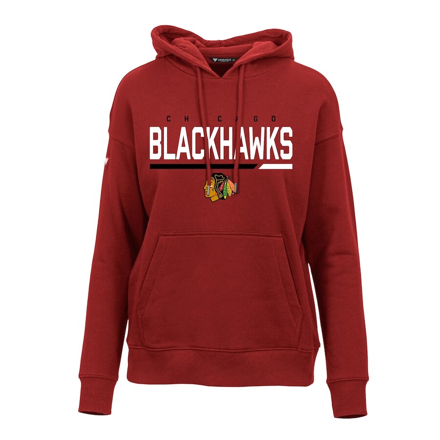 

Пуловер с капюшоном Levelwear Chicago Blackhawks, красный