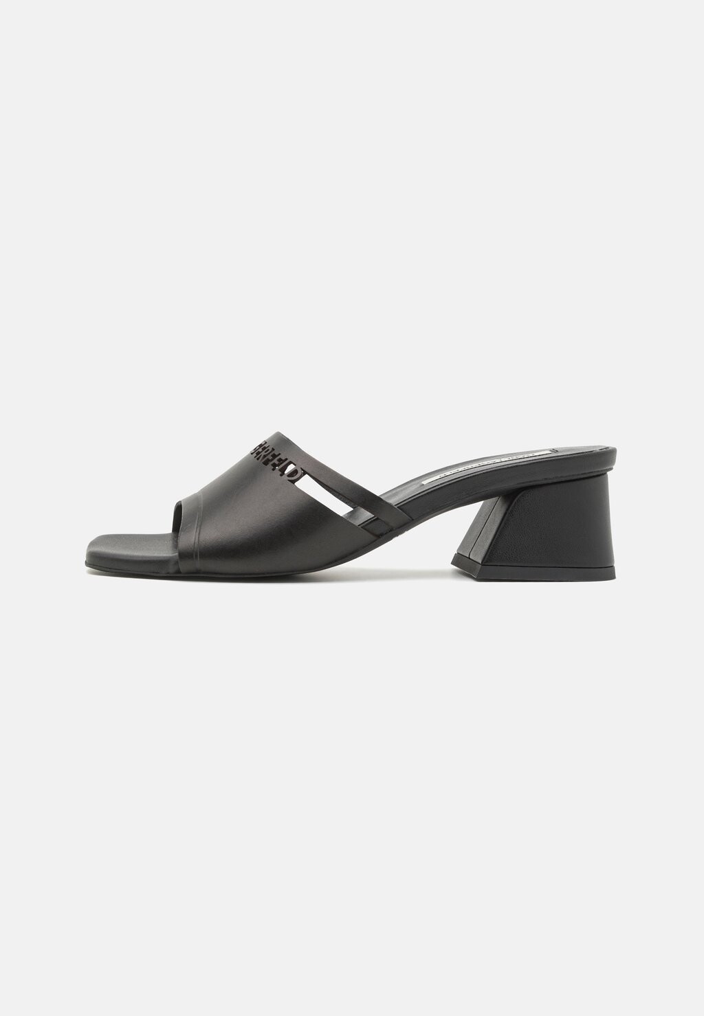 Высокие туфли без каблуков PLAZA CUT OUT SLIDE KARL LAGERFELD, цвет black