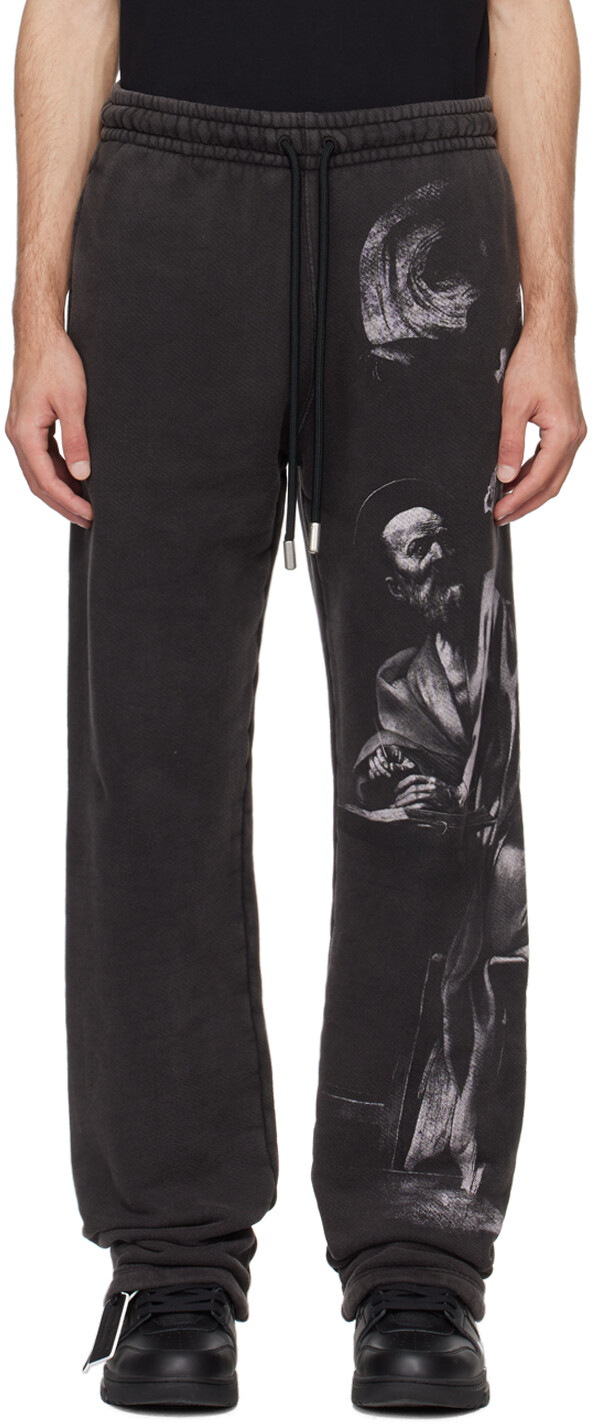 

Серые спортивные штаны S. Matthew Off-White