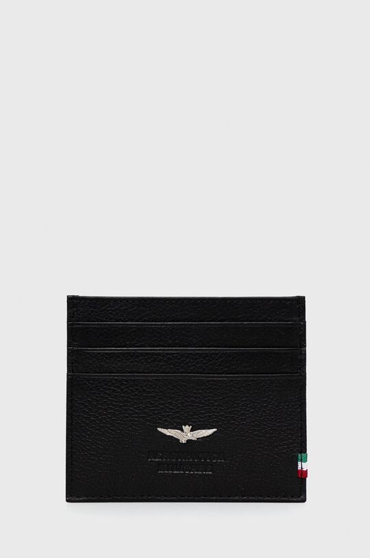 

Кожаная визитница Aeronautica Militare, черный