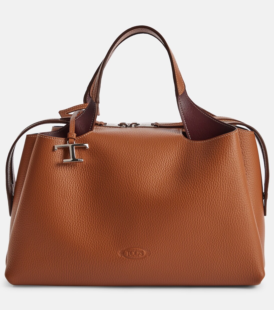 

Кожаная большая сумка apa среднего размера Tod'S, нейтральный