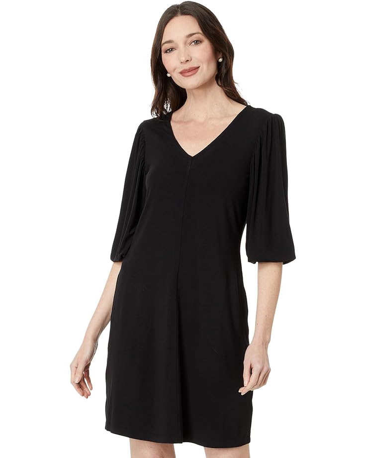 

Платье NIC+ZOE V-Neck Femme Sleeve, черный