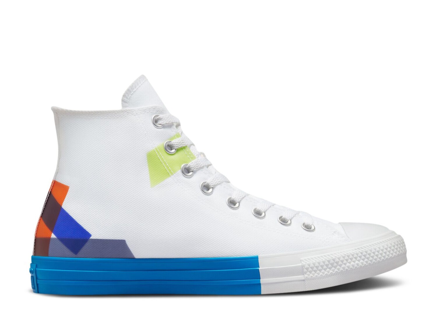 

Кроссовки Converse Chuck Taylor All Star High 'Space Racer - White Kinetic Blue', белый