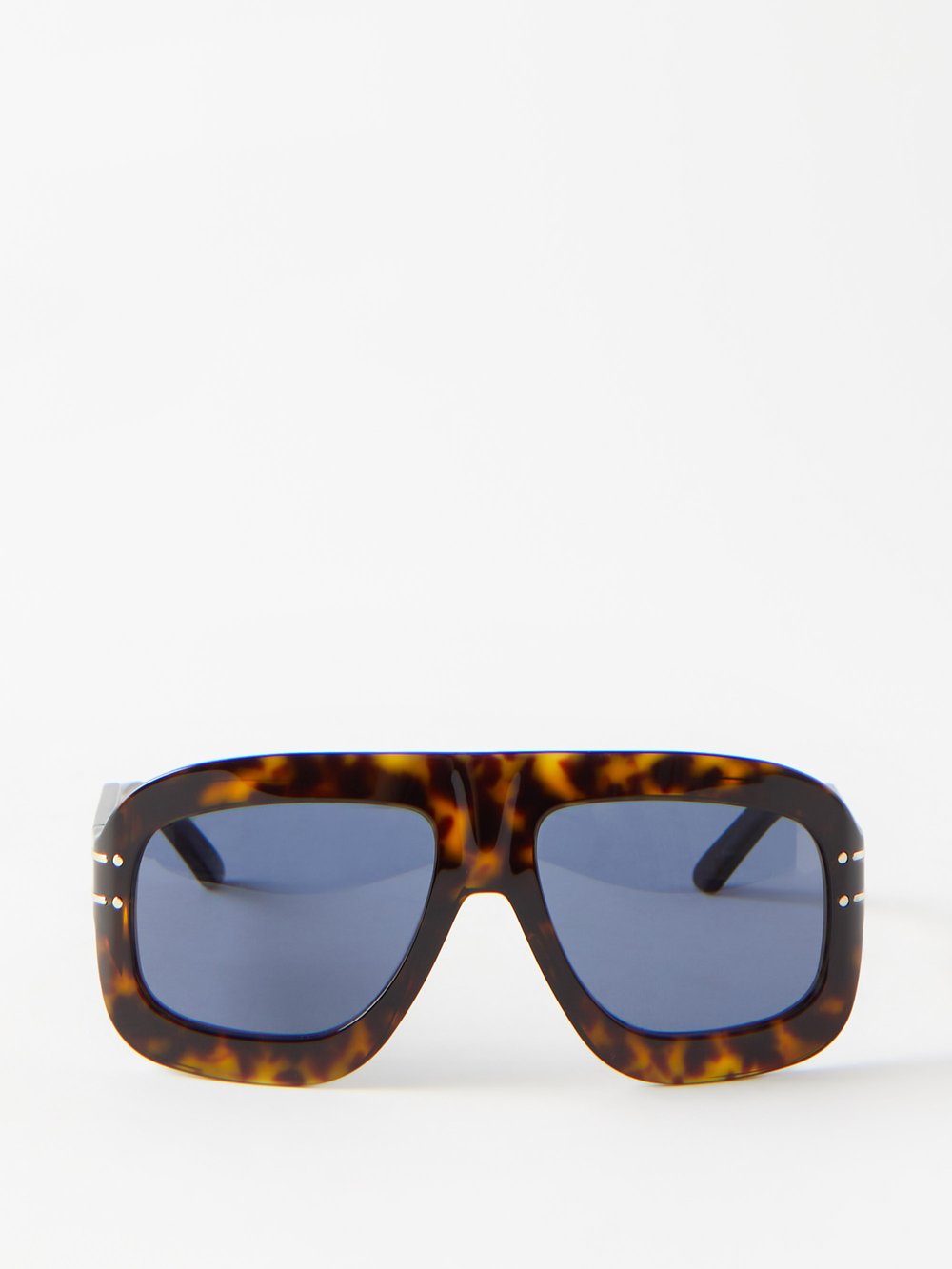 Солнцезащитные очки-авиаторы diorsignature m1u из ацетата DIOR, коричневый