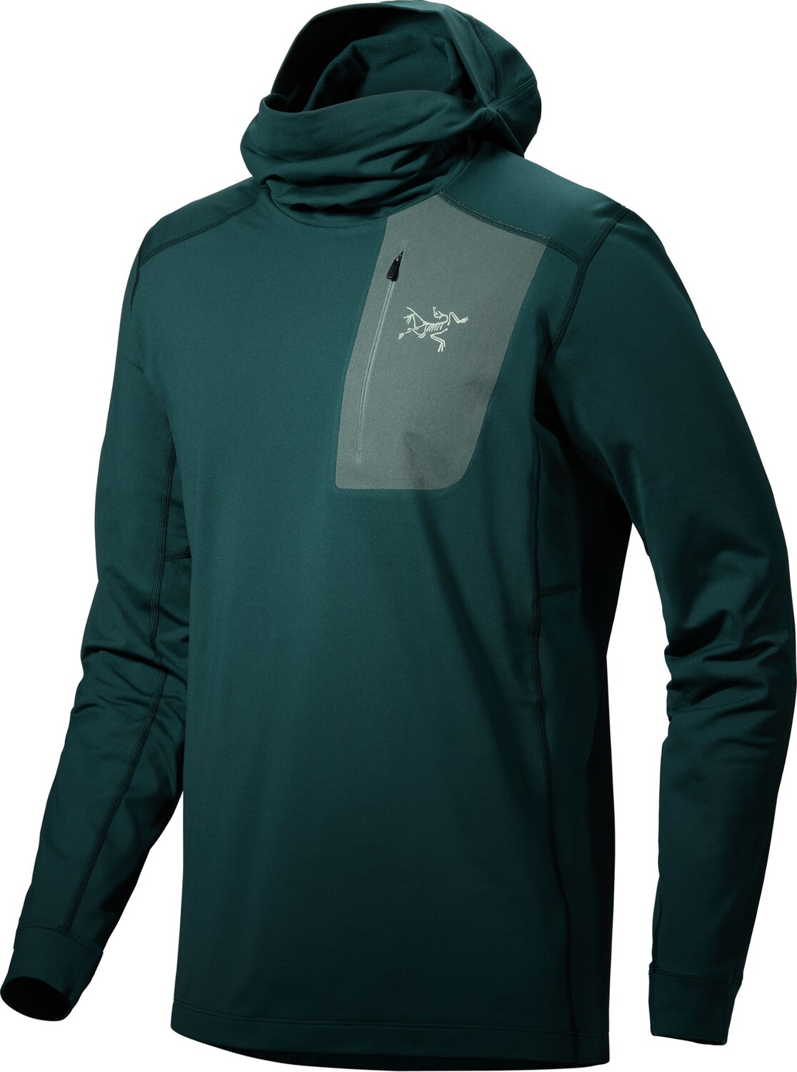 

Толстовка базового слоя Rho LT – мужская Arc'teryx, зеленый