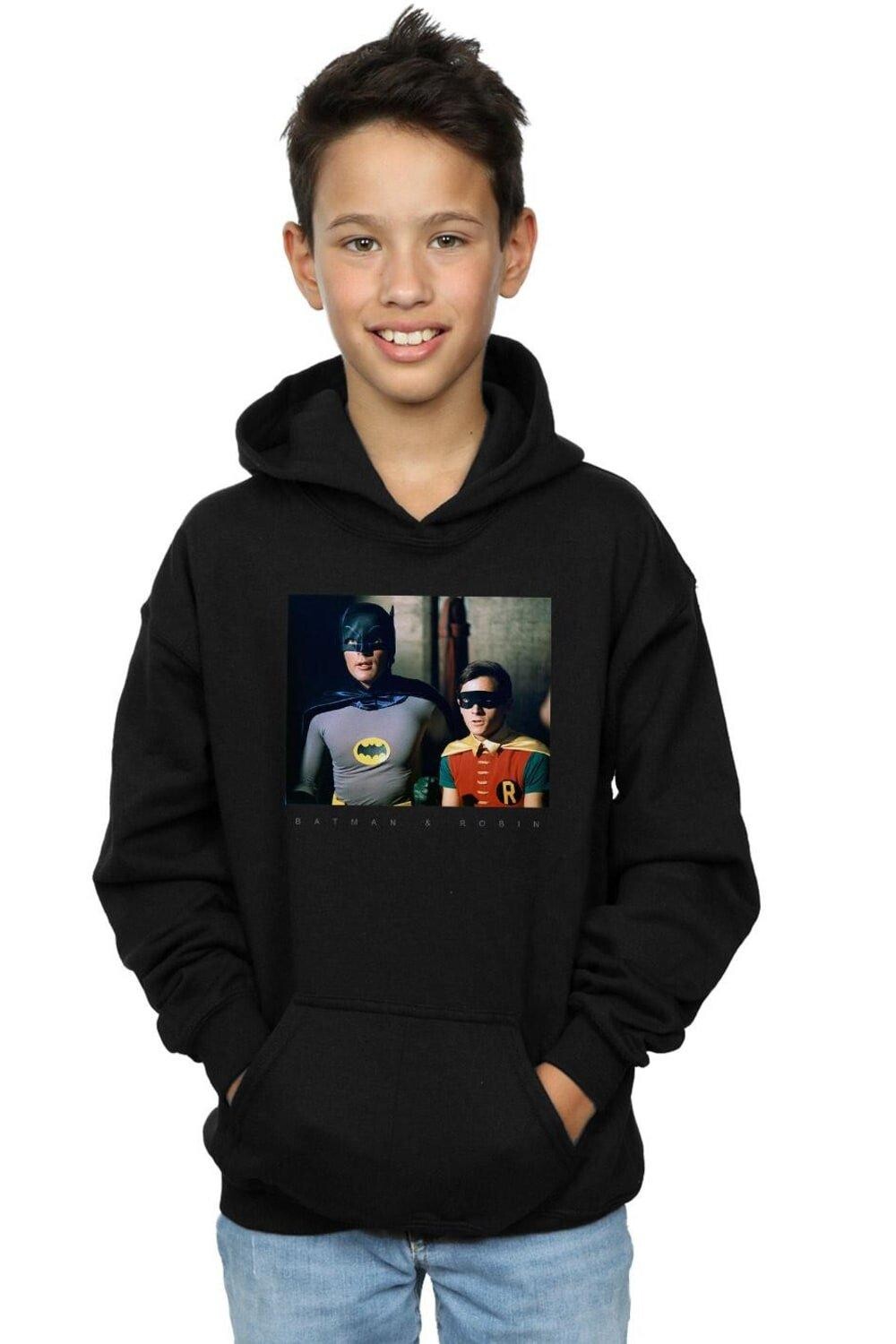

Толстовка с фотографией Dynamic Duo из сериала «Бэтмен» DC Comics, черный