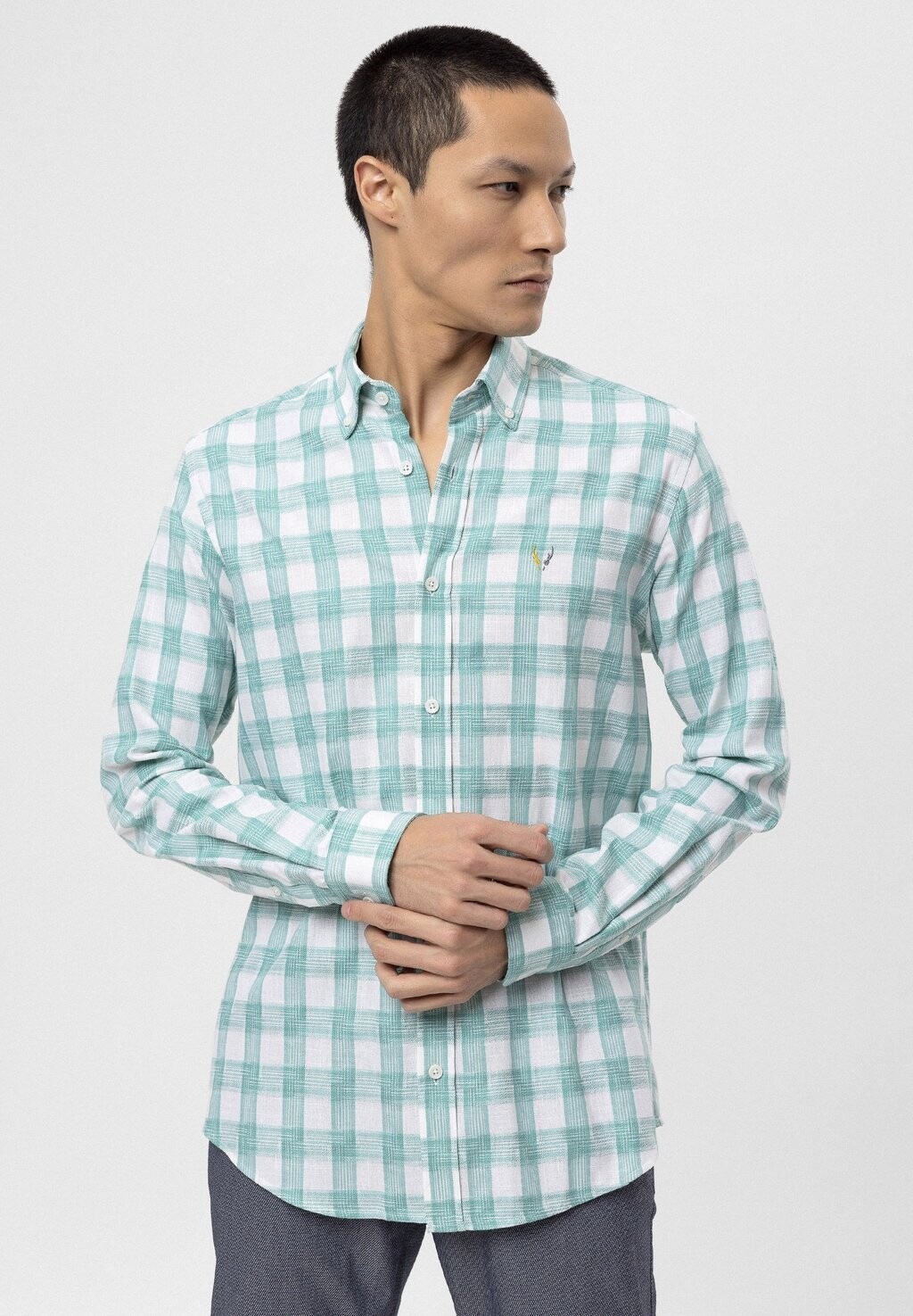 

Рубашка By Diess Collection, цвет green white