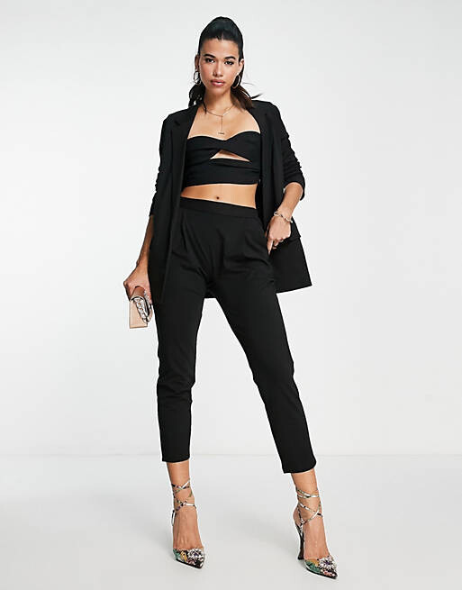 

Черный трикотажный пиджак AllSaints Aleida