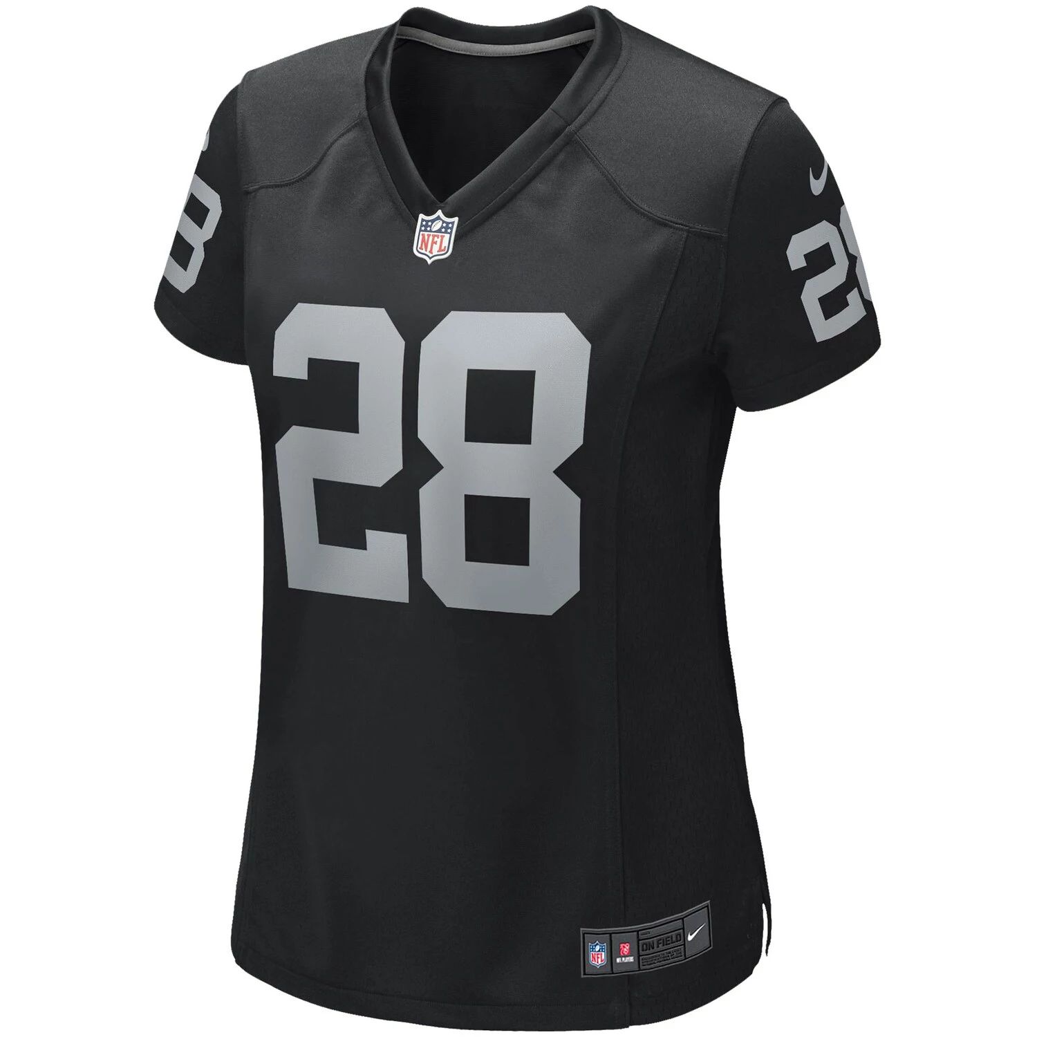 

Женский черный джерси Nike Josh Jacobs Las Vegas Raiders Game Player Nike